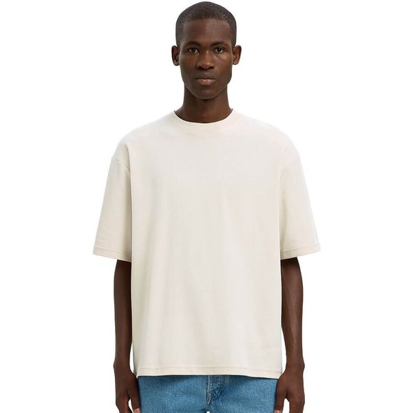 Selected Homme Mens Oscar Loose Fit T-Shirt - Oatmeal - S