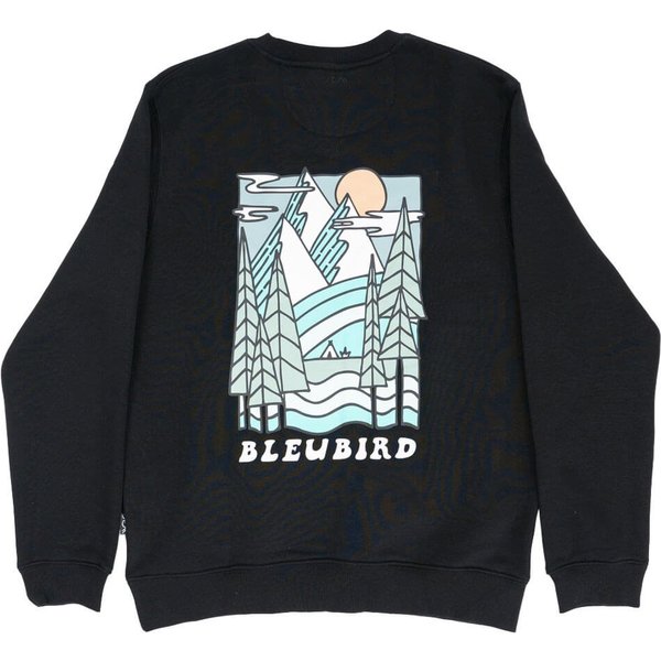 Bleubird Trailhead Crew Sweatshirt - Black - M