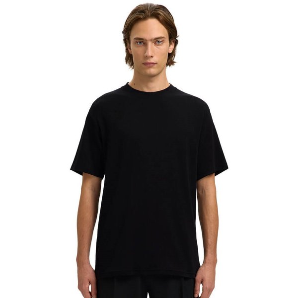Selected Homme Mens Spencer Rib T-Shirt - Black - M