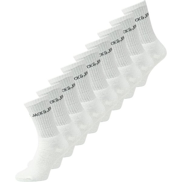 Jack And Jones Mens Regen Tennis 9-Pack Socks - White - One