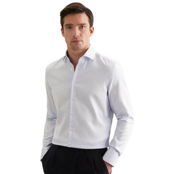 Seidensticker Mens Slim Formal Shirt - Light Blue - 37