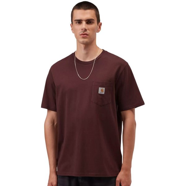 Carhartt WIP Mens Pocket T-Shirt - Amarone - XL