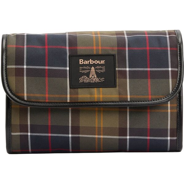 Barbour Tartan Hanging Washbag - Classic/Beacon - One