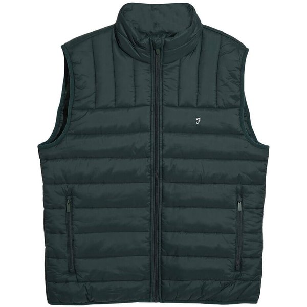 Farah Mens Arsenal Wadded Gilet - Pine - S