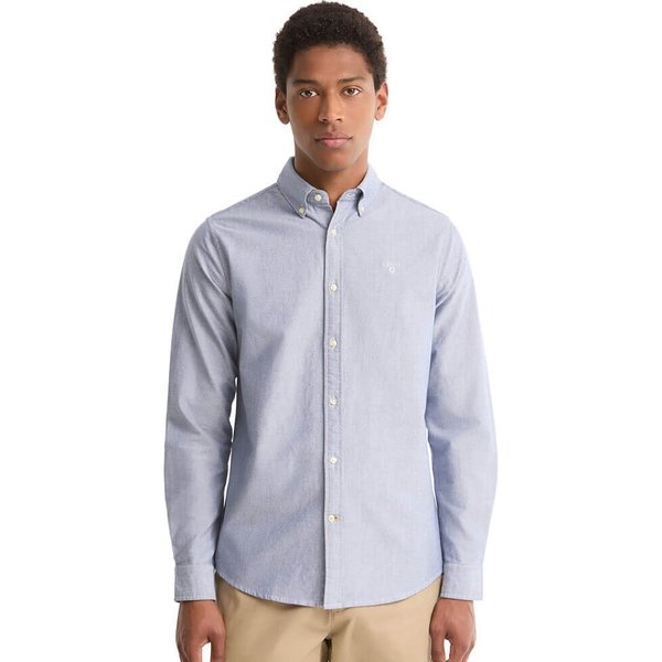Barbour Mens Oxtown Oxford Tailored Shirt - Deep Blue - S