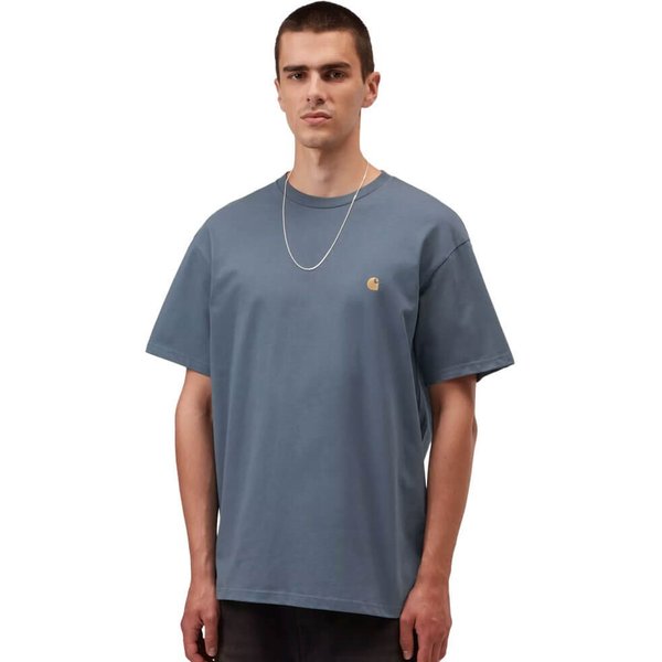 Carhartt WIP Mens Chase T-Shirt - Icesheet - S