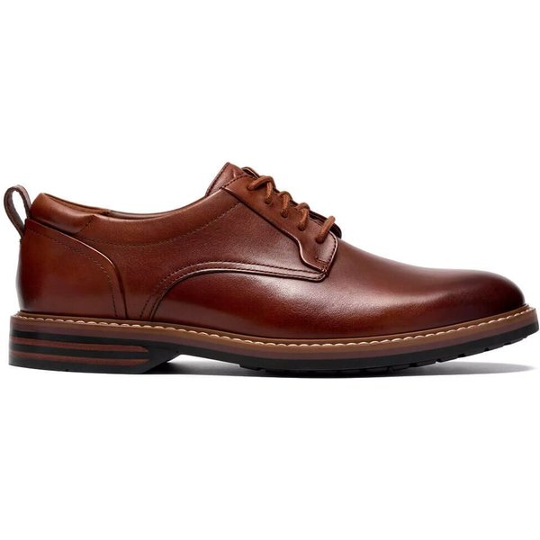Clarks Mens Aldwin2 Derby Shoes - Tan Leather - 10