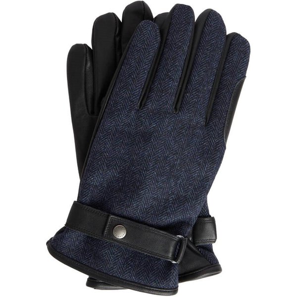 Barbour Barlow Waterproof Gloves - Navy - M