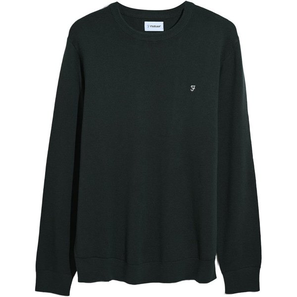 Farah Mens Ludlow Jumper - Pine - XL