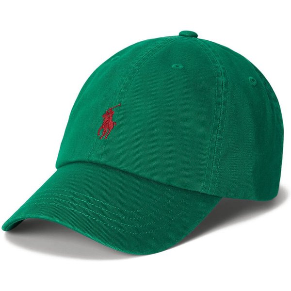 Polo Ralph Lauren Cotton Chino Ball Cap - Erin Green - One