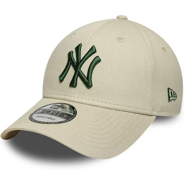 New Era New York Yankees 9FORTY Cap - Cream - One