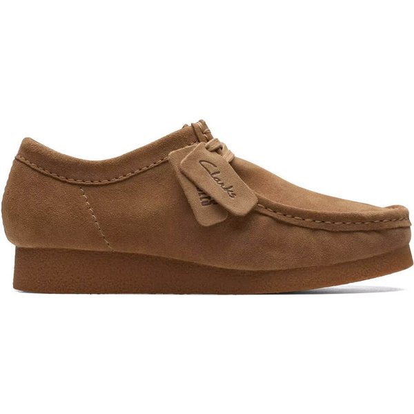 Clarks Originals Mens Wallabee EVO Shoes - Dark Sand Suede - 9