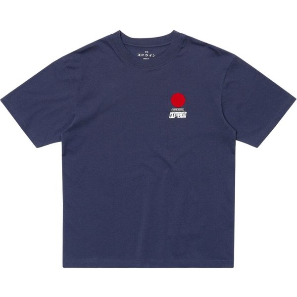 Edwin Mens Sun T-Shirt - Maritime Blue - L