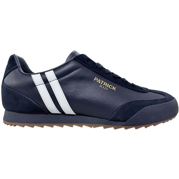Patrick Mens Rio Trainers - Navy/White - 10