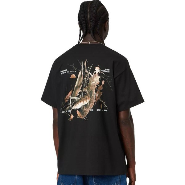 Carhartt WIP Mens Feather Progress T-Shirt - Black - M