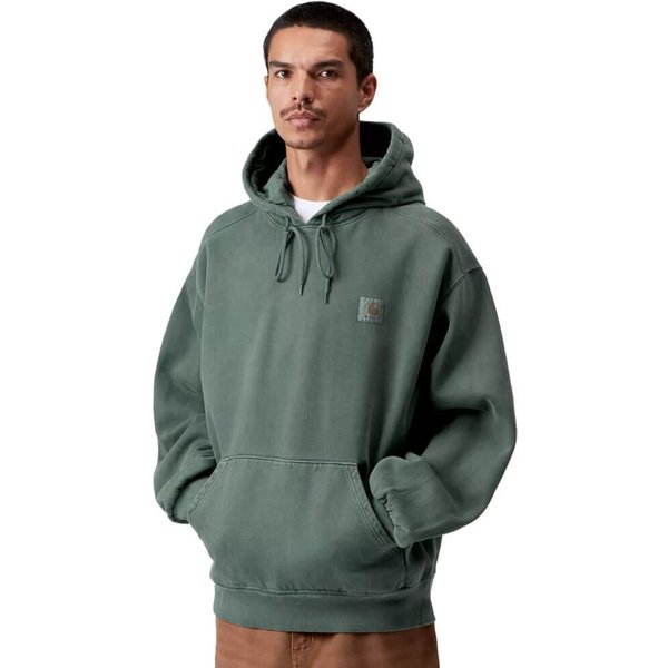 Carhartt WIP Mens Hooded Vista Sweatshirt - Dark Scarab (Garment Dyed) - XL