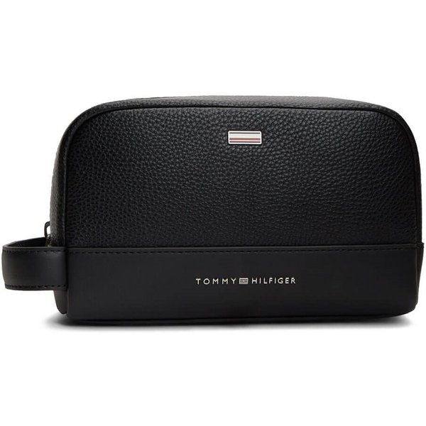 Tommy Hilfiger Enamel Flag Washbag - Black - One