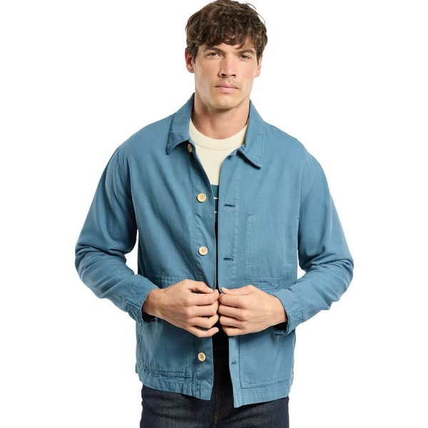 Armor Lux Mens Fisherman Jacket - Teal - S
