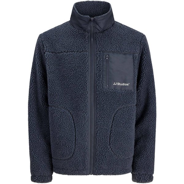 Jack And Jones Mens Soho Teddy Jacket - Turbulence - XS