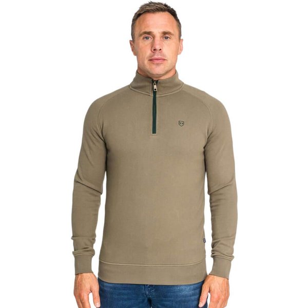 Tommy Bowe XV Kings Clothing Mens Falcons 1/4 Zip Sweater - Fern - L