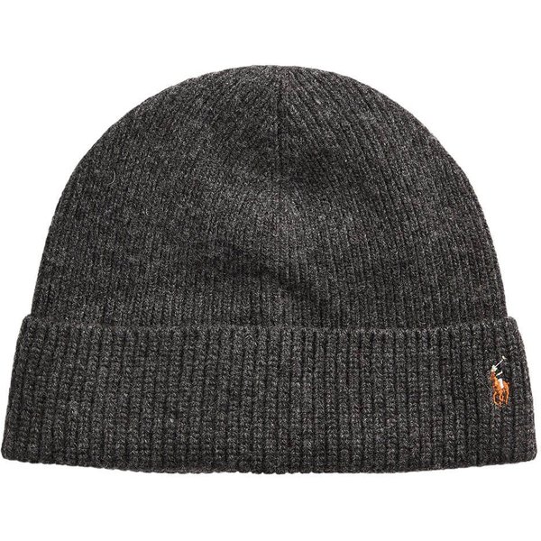 Polo Ralph Lauren Signature Pony Wool-Blend Beanie - Barclay Heather - One