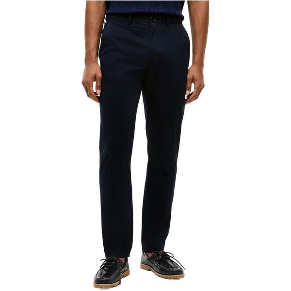 Tommy Hilfiger Mens Denton Slim Straight Leg Twill Chinos - Desert Sky - 38W X 30L