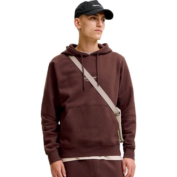 Jack And Jones Mens Soho Sweat Hoodie - Bitter Chocolate - L