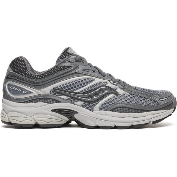 Saucony Mens ProGrid Omni 9 Trainers - Carbon/Cadet - 10
