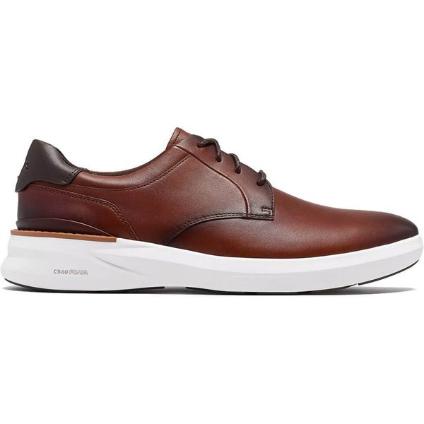 Clarks Mens Code H Plain Trainers - Tan Leather - 11
