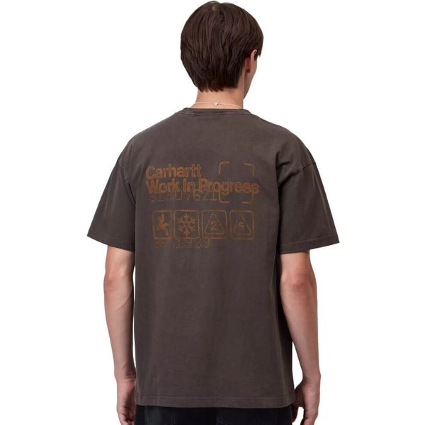 Carhartt WIP Mens Boxed T-Shirt - Tobacco (Garment Dyed) - M