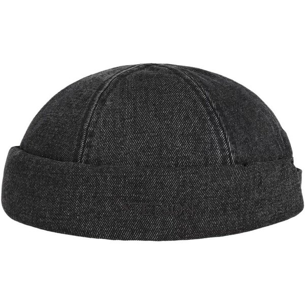 Stetson Docker Hat - Black Denim - L
