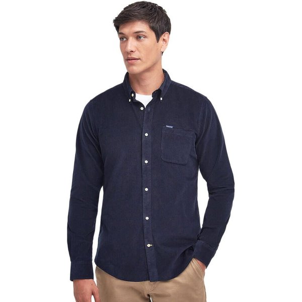 Barbour Mens Ramsey Tailored Shirt - Classic Navy - M