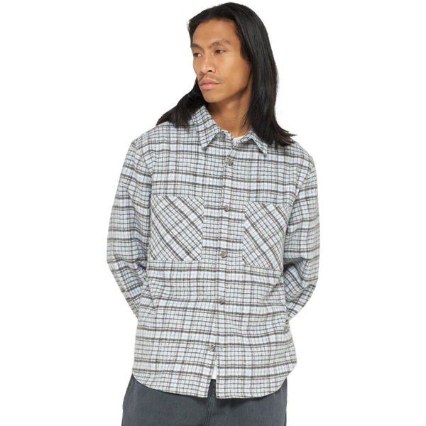 Edwin Mens Julius Shirt - Blue/Grey - L