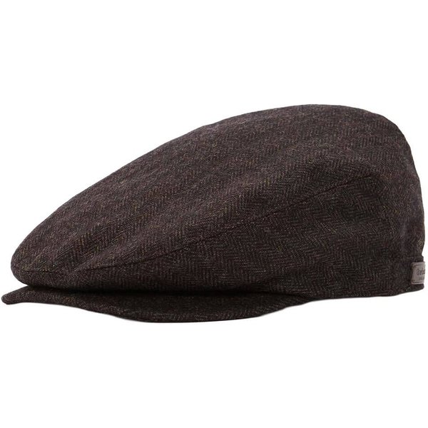 Barbour Barlow Flat Cap - Brown - M