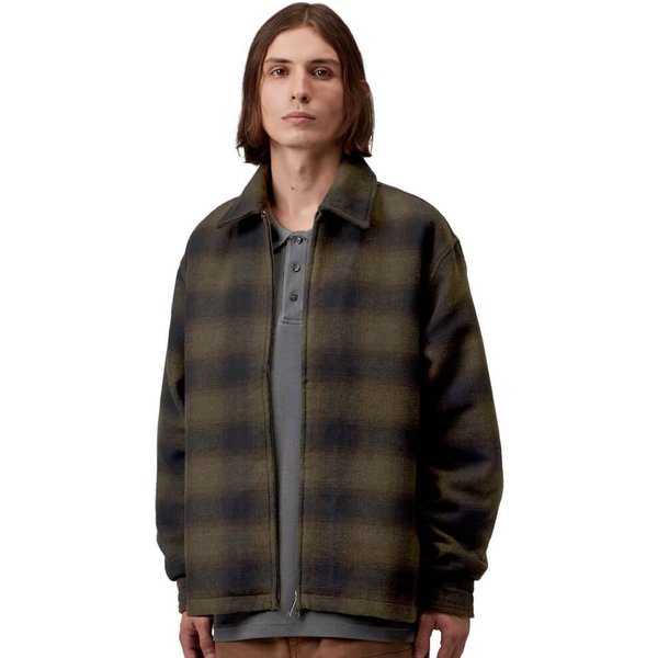 Carhartt WIP Mens Alton Jacket - Alton Check/Cypress - M