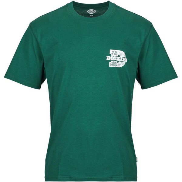 Dickies Mens Minden Midweight T-Shirt - Dark Green - M