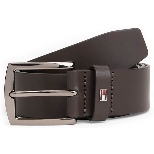 Tommy Hilfiger Mens Denton 4.0 Belt Gift Box - Testa Di Moro - 105