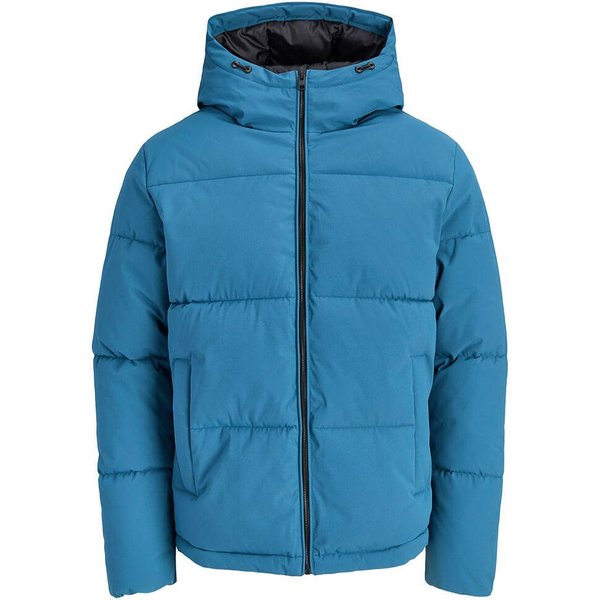 Jack And Jones Mens Galaxy Puffer Jacket - Deep Dive - M