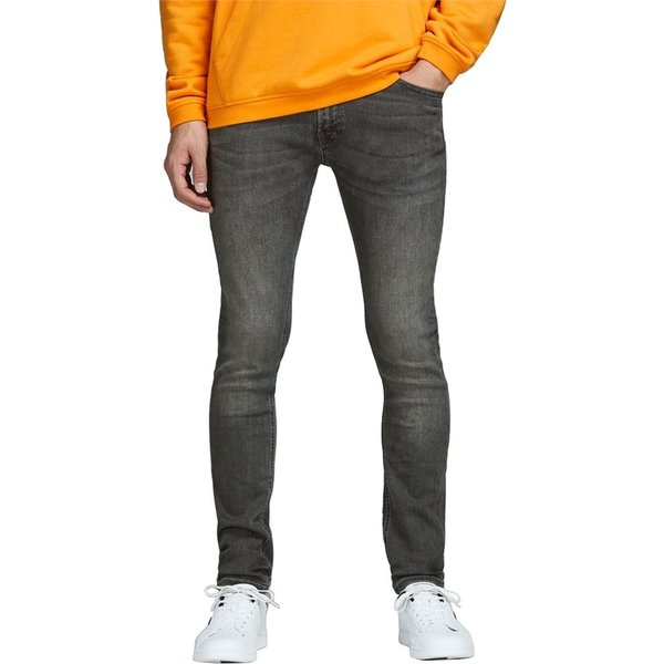 Jack And Jones Mens Liam 010 Skinny Jeans - Grey - 28W x 32L