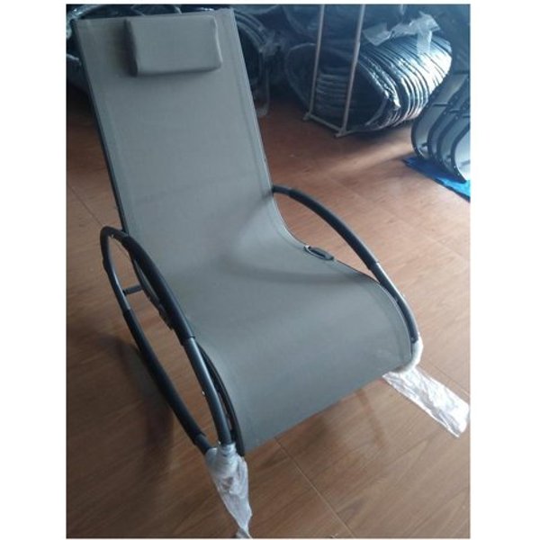 Sedia A Dondolo Amicasa HJ 004 Roma Grigio-image