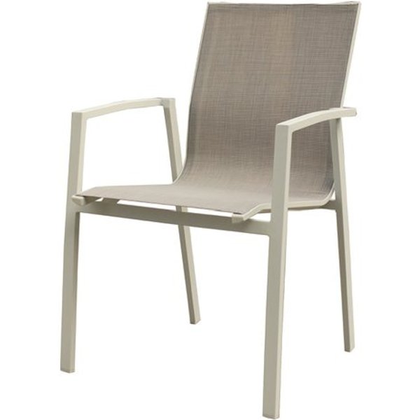 Sedia Da Esterno Amicasa LS-TC711 Monia Bianco E Grigio-image