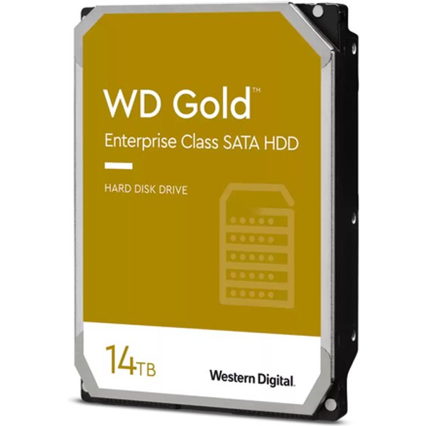 Western Digital HDD Gold 14TB 3,5 Sata 6GB/S 7200RPM Buffer 512MB-image