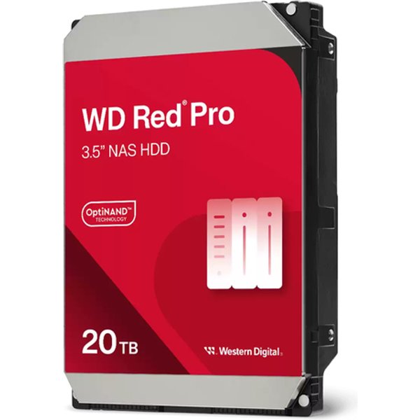 Western Digital SSD Interno 3.5 20TB WD RED PRO Sata 7200-image