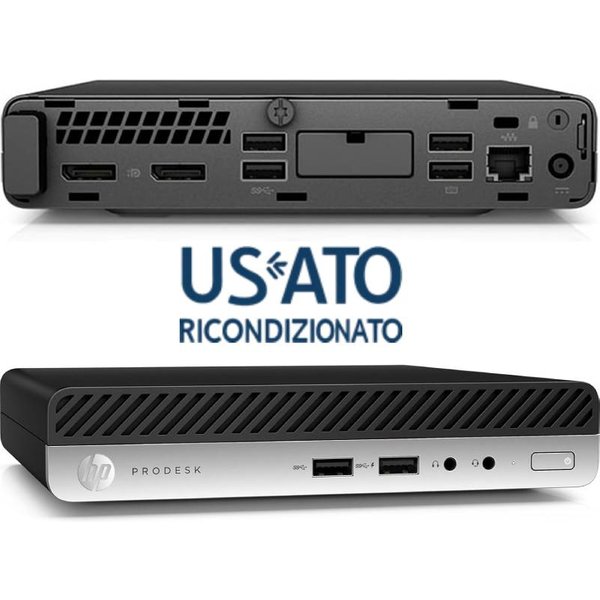 PC Ref I5 8GB 256GB Dm W11P I5-9500T 400 G5 TINY-MINI-image