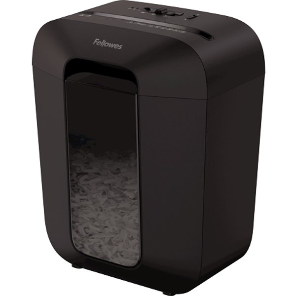 Fellowes Powershred LX45 Distruggi Documenti Triturazione Incrociata Nero-image