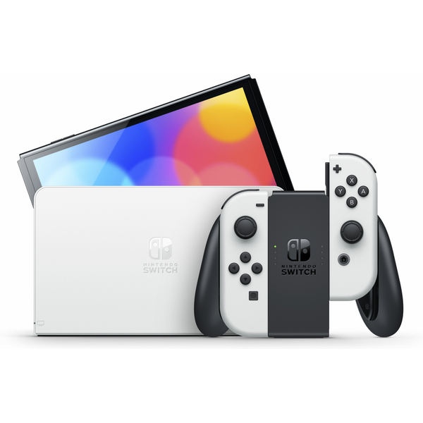 Nintendo Switch (Modello Oled) Bianco, Schermo 7 Pollici-image