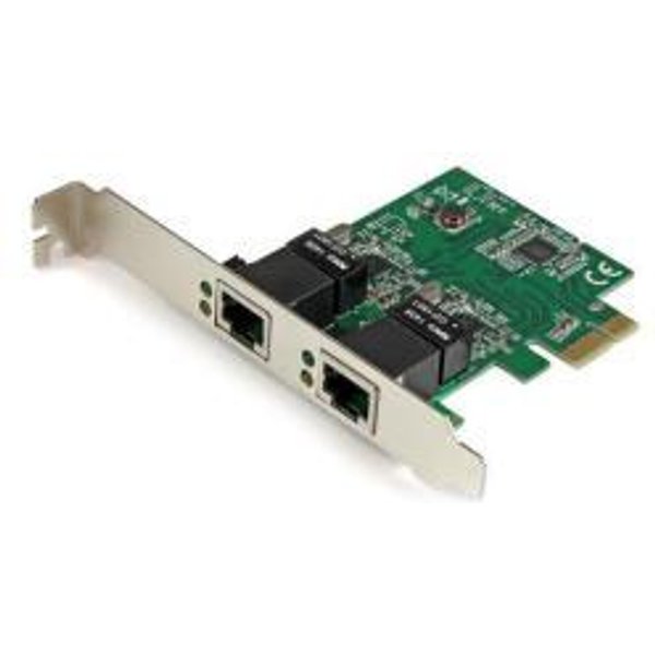 Startech.Com Adattatore Scheda Di Rete Ethernet Gigabit PCI Express Pcie NIC A 2 Porte RJ45 Da 1 Gbps-image