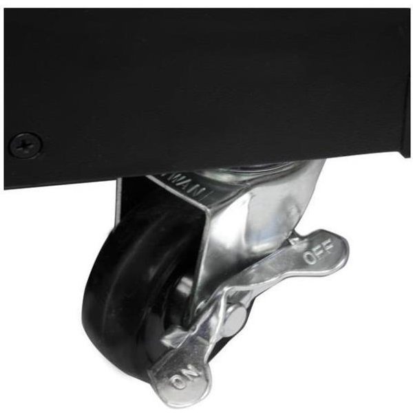 Startech.Com Server Rack A 4 Montanti 9U Open Frame, Armadio Rack Di Rete 19"Con Ruote, Piccolo Rack Server Per Spazi Ristretti In Casa/Ufficio, Quadro Rack Per Apparecchiature Av/Dati/It, Conforme TAA-image