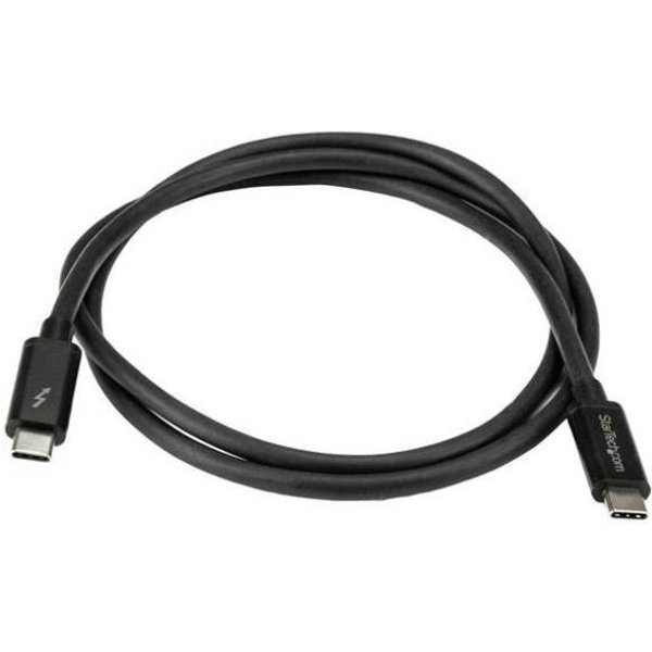 Startech.Com Cavo Thunderbolt 3 Da 1M - 20Gbps, 100W Pd, 4K, Certificato Thunderbolt, Compatibile Con TB4/USB 3.2/Displayport-image