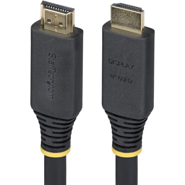 Startech.Com Cavo Hdmi Attivo Ad Alta Velocità Da 15M, 4K 60Hz/1440P 144Hz, HDR10/HDCP 2.2/ARC, 18Gbps, Cavo UHD Hdmi 2.0 Per Tv/Monitor/Display, Rivestimento In TPE-image